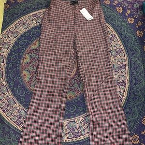 UO Plaid fit and flare pant